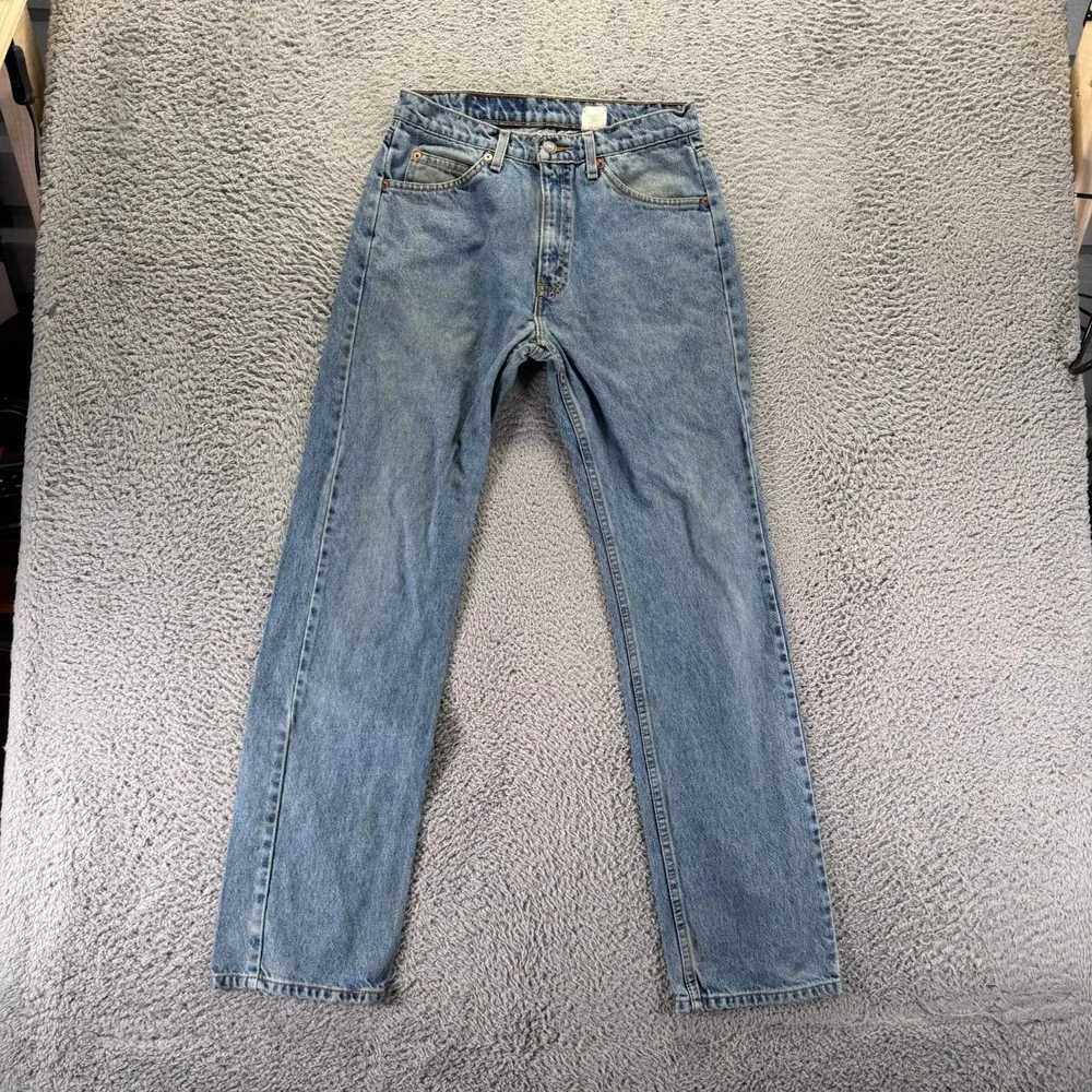 Vintage Levi's 505 Jeans Mens 30x32 Blue Cotton Denim Straight Streetwear Faded